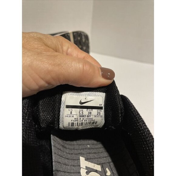 Nike Pegasus 33 Women's Size 8 Air Zoom Rostarr Running Shoes Black 859893-001 - Picture 13 of 14